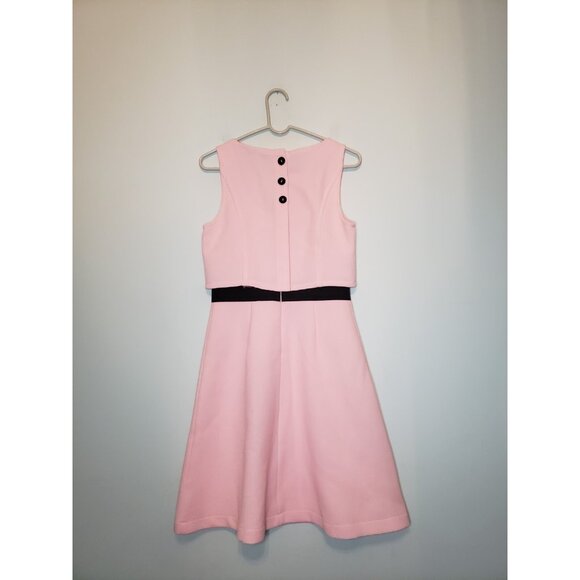 Mixt Heidi Weisel Womens 6 Dress A Line Pink Preppy Sleeveless Retro Barbiecore - Picture 2 of 6